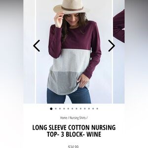 NWOT Nursing Queen Long Sleeve Top